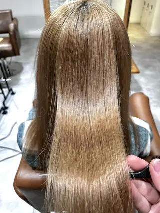 ロング カラー 髪質改善🫧 タイキのヘアスタイル