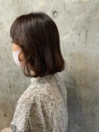 ミディアム 前髪似合わせ | yukaのヘアスタイル