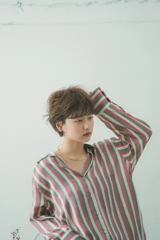 ショート カラー ヘアアレンジ 期間限定モデル募集! 平尾高宮／谷口楓佳のヘアスタイル