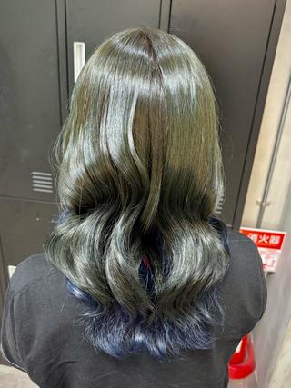 セミロング カラー ALLEN hair /まなのヘアスタイル