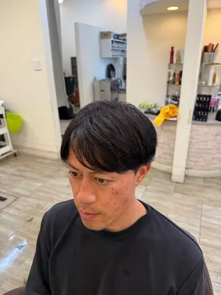 ショート メンズ 永井 天斗のヘアスタイル