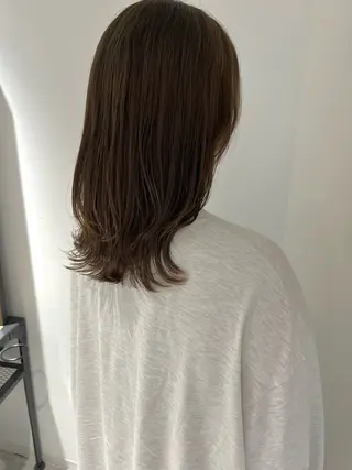 セミロング カラー 🧡YUU💚艶抜群 カラー✨/905号室のヘアスタイル