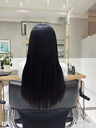 ロング ハイトーン/艶カラー 💎モエのヘアスタイル