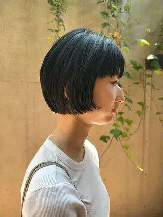 ショート カラー ボブ/ショート 吉田竣のヘアスタイル