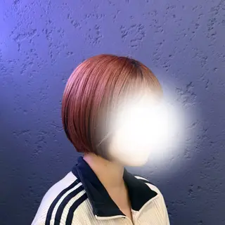 ショート NANA💎やわらか 透明感ダブルカラーのヘアスタイル