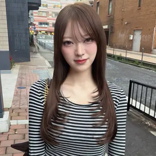 ロング 🇰🇷韓国ワンホン カラー🎀✨️AYUのヘアスタイル