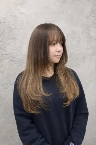 ロング カラー 高久 翔大のヘアスタイル