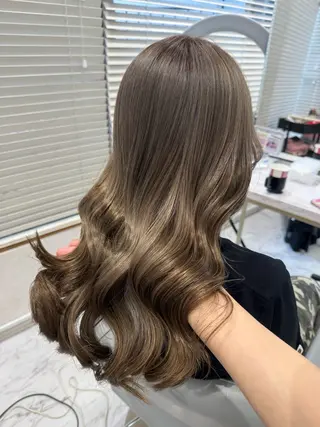 セミロング カラー 韓国/アイドルヘア 🎀みづきのヘアスタイル