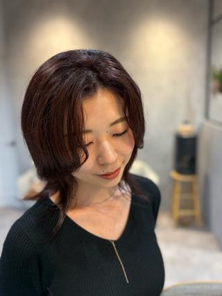 ミディアム カラー goen/射水/北田 千恵のヘアスタイル