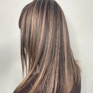 カラー ロング 縮毛矯正/ワンカラー モデル募集🫧羽夏のヘアスタイル