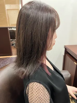 ミディアム カラー TELA HAIR 店長 塩田のヘアスタイル