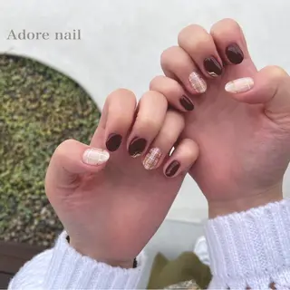 カラー パーマ ネイル マツエク・マツパ Adore nailのネイルデザイン