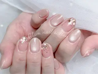 ネイル エツメ💅 長さ出し🎀デザインのネイルデザイン