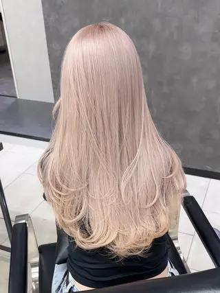 ロング カラー urara 心斎橋/ハイトーンのヘアスタイル