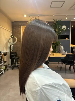 ロング ✨髪質改善カラー✨ ストレート☔脇田のヘアスタイル