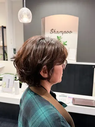 ショート 🫧レイヤー/透明感 カラー/Ryukaのヘアスタイル