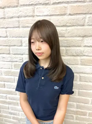カラー 永井 若菜のヘアスタイル
