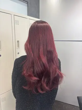 ロング カラー ヘアアレンジ レイヤーカット/ ハイトーン/ みうのヘアスタイル