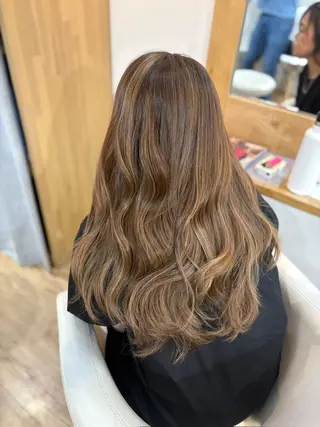 ロング カラー 京都駅/透明感カラー 🖤sakiのヘアスタイル
