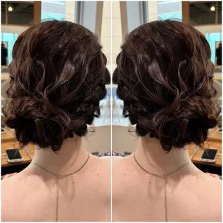 セミロング ヘアアレンジ 韓国hair🦋 Nanaのヘアスタイル