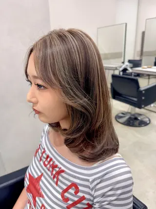 カラー 透明感カラー✨艶髪 制作🌱山根あゆみのヘアスタイル