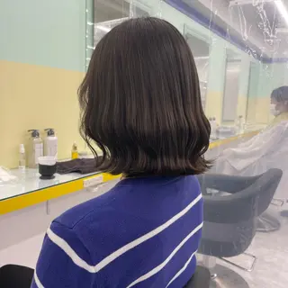 ミディアム カラー ヘアアレンジ アイブロウ 【透明感×レイヤー】 🍃RIKU🍃のヘアスタイル