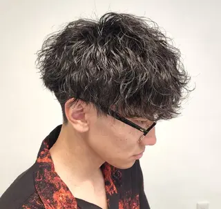 ショート パーマ メンズ 【イケメン風パーマ】 SHOFYのヘアスタイル