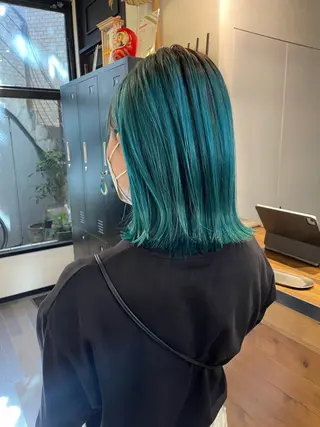 ミディアム カラー ヘアアレンジ layer cut 店長/MIKUのその他イメージ
