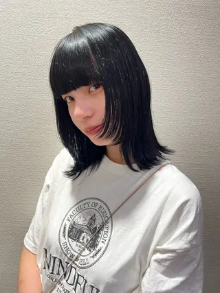 ミディアム カラー 🌿寄り添い型美容師 🌿yuiのヘアスタイル