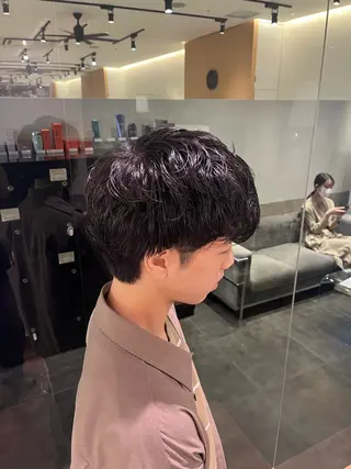 メンズ メンズ/ パーマ/ツバキのヘアスタイル