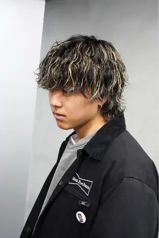 パーマ メンズ fifth リュウセイのヘアスタイル