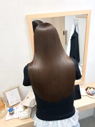 ロング カラー 透明感/チョコカラー 💍TAMA💍のヘアスタイル