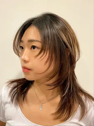 ロング コバヤシ リョウタのヘアスタイル