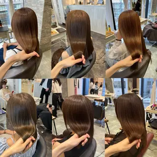 カラー 梅田 カットモデル募集のヘアスタイル