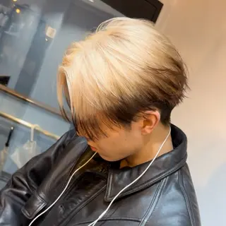 ショート ツイスパ/シャドウ 新井のヘアスタイル