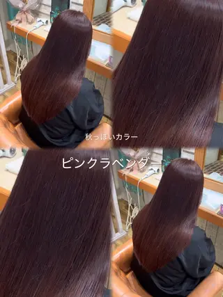 ロング カラー &.TIGRE 越冨 レイヤー/顔周り特化のヘアスタイル