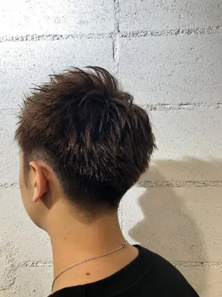 ショート カラー メンズ hair care ACRO店長 谷のヘアスタイル