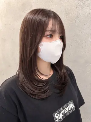 ミディアム カラー 溜一太／似合わせ/ メンズカットのヘアスタイル