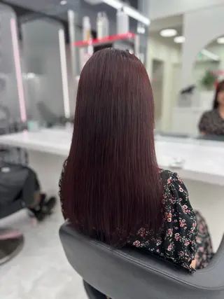 セミロング カラー 💖似合わせカラー ブリーチ💖レイヤーのヘアスタイル