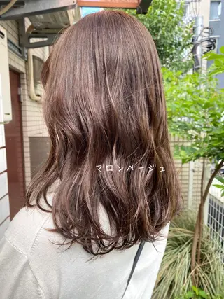 セミロング CASANE 大橋康智のヘアスタイル