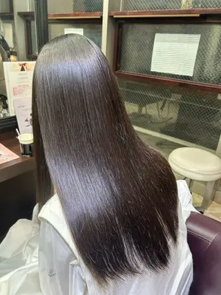 ロング パーマ 鈴木結花/立川美容師 /お悩み解決型美容師のヘアスタイル