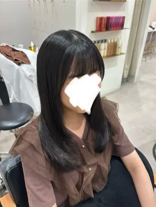 セミロング 田中澪🩵ྀི /HUG横浜のヘアスタイル