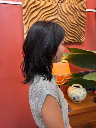 ミディアム カラー 下河 宗太のヘアスタイル