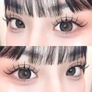 マツエク・マツパ 🤍sakura / 束感まつ毛🤍のマツエク・マツパデザイン
