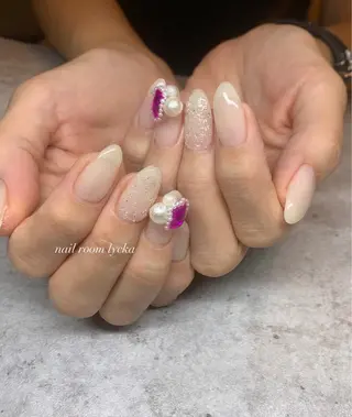 ネイル ネイルルームリッカ 𝐦𝐚𝐲𝐮のネイルデザイン