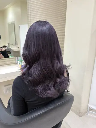 ミディアム カラー ヘアアレンジ 💟RINNA 艶カラー💟のヘアスタイル
