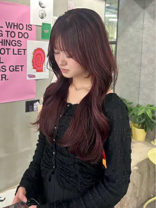 ロング カラー umu. :)chisakiのヘアスタイル