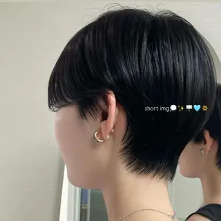 ショート isshiki reikaのヘアスタイル