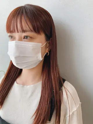 ロング カラー ボブパーマコテ巻き風 パーマNo1深江秀平のヘアスタイル