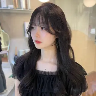 セミロング カラー RAIRA 福岡韓国ヘア‧₊˚✧のヘアスタイル